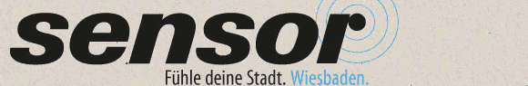 Schriftzug Sensor Wiebaden