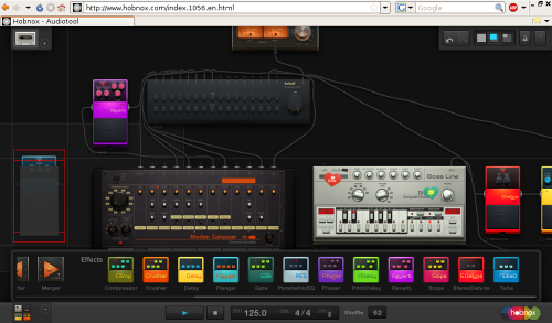 Screenshot des Audiotools in Action