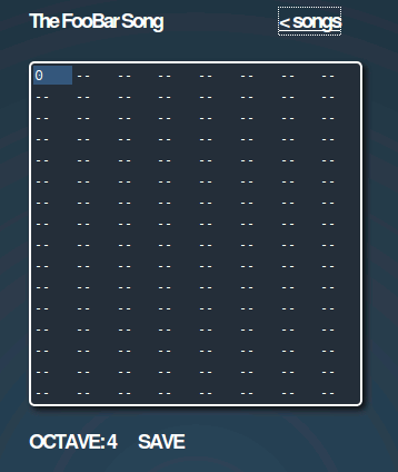 Screenshot des HTML5 Chip Tracker