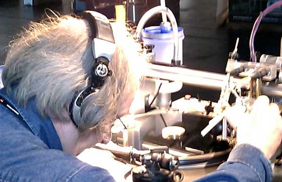 Der Vinylrecorder in Aktion