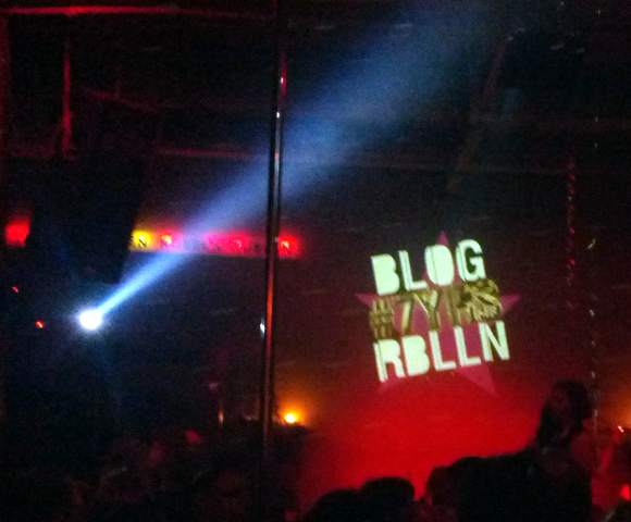 Live auf der Blogrebellen-Party